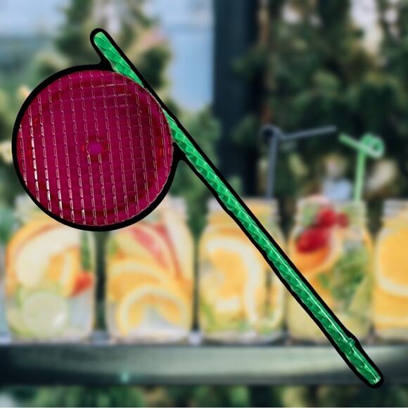 NWT Starbucks Watermelon Grid Cold Cup Tumbler Summer Pink Green - 24 oz Venti - Picture 12 of 12